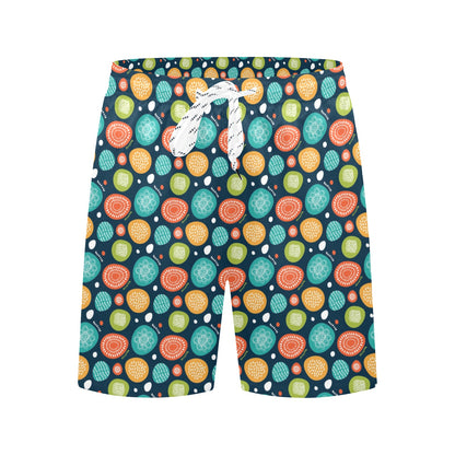 Swedish Themed Design Men's Swim Trunks Beach Shorts