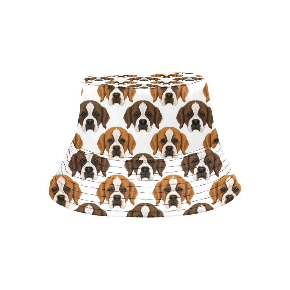 St Bernards Print Design LKS301 Unisex Bucket Hat