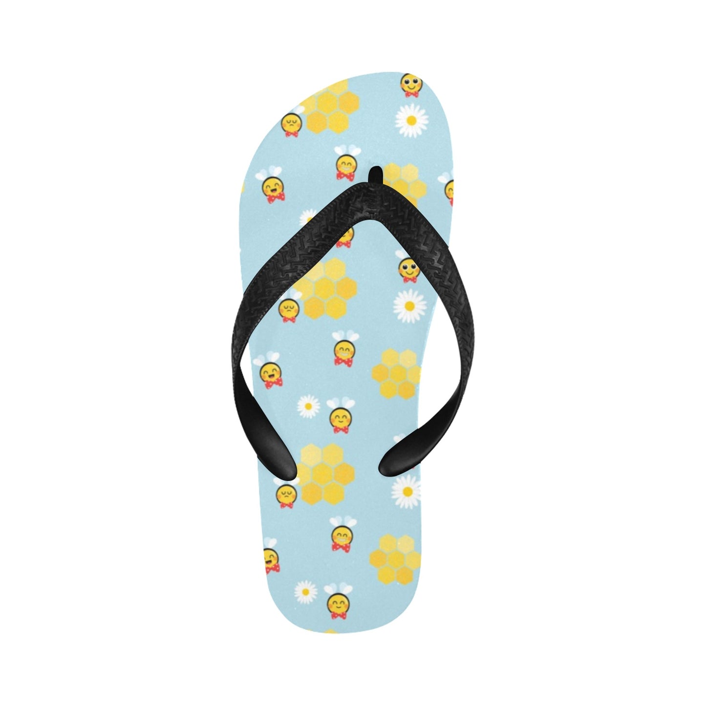 Bee Cute Print Design LKS304 Flip Flops
