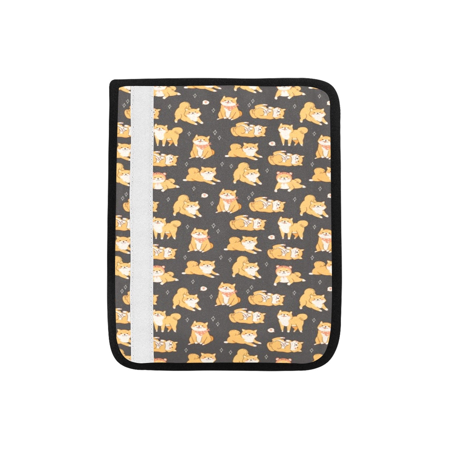 Shiba Inu Print Design LKS309 Car Seat Belt Cover