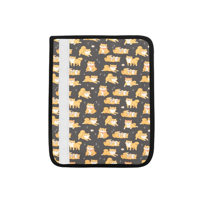 Shiba Inu Print Design LKS309 Car Seat Belt Cover