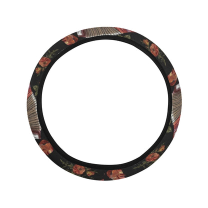 Accordion Print Design LKS403 Steering Wheel Cover with Elastic Edge