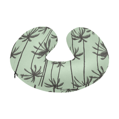 Palm Tree Pattern Print Design A04 U-Shaped Travel Neck Pillow