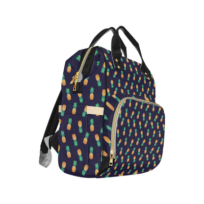 Pineapple Pattern Diaper Bag Backpack