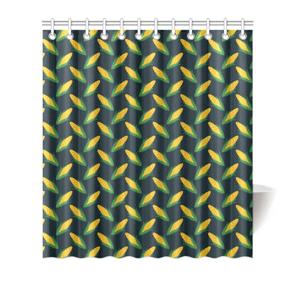 Corn Pattern Print Design 02 Shower Curtain
