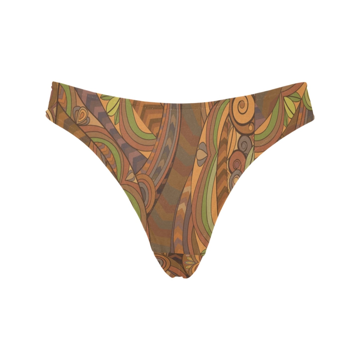 Maori Ornament Design Print Women's Thongs