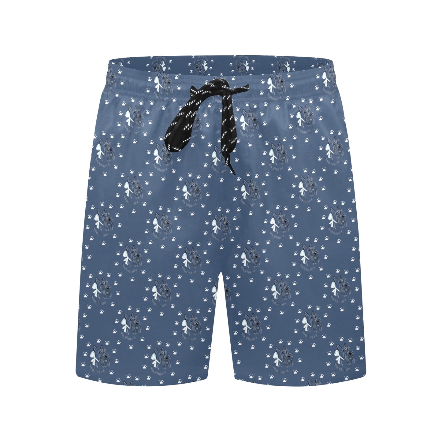 Scottish Terriers Print Design LKS307 Men's Swim Trunks Beach Shorts