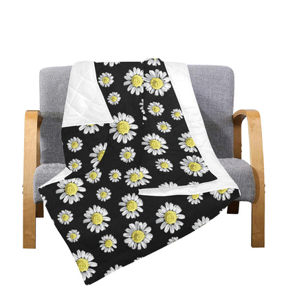 Daisy Pattern Print Design DS01 Premium Quilt