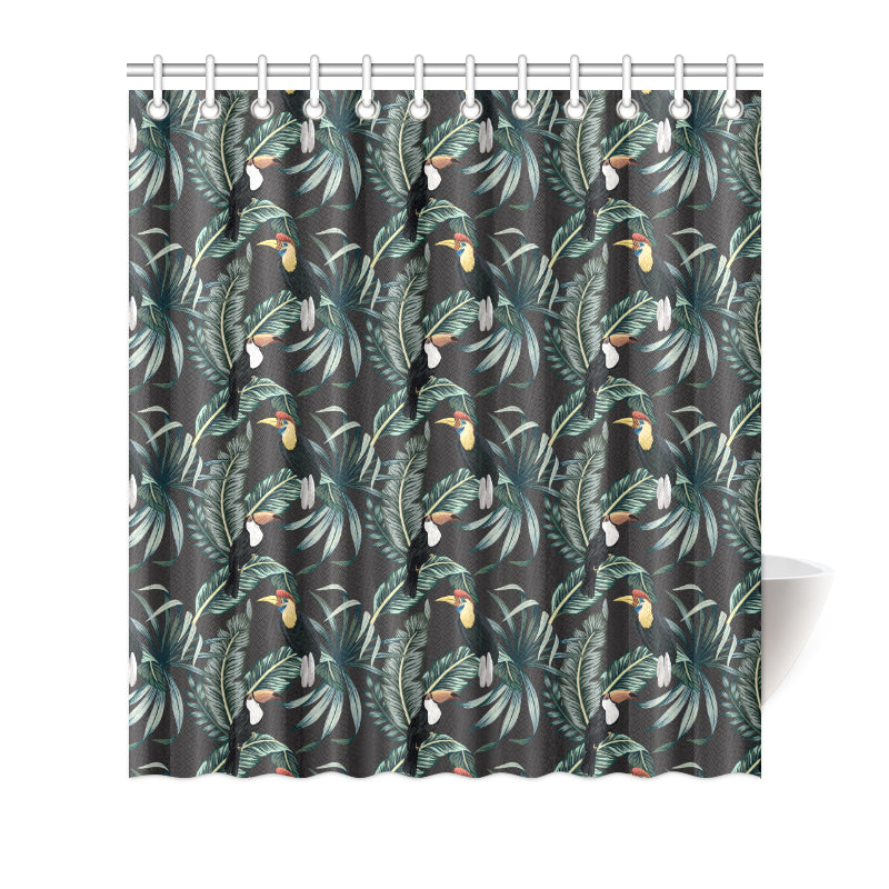 Rainforest Pattern Print Design RF06 Shower Curtain
