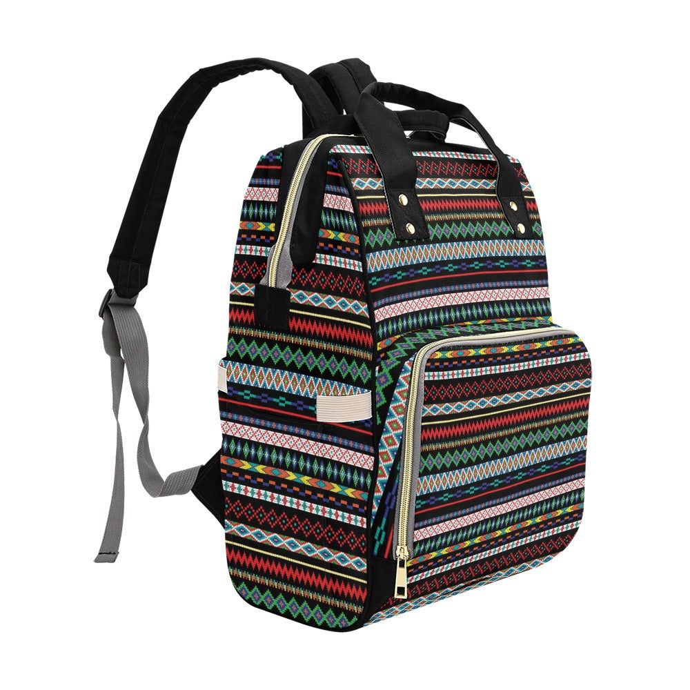Southwest Pattern Print Design LKS302 Diaper Bag Backpack