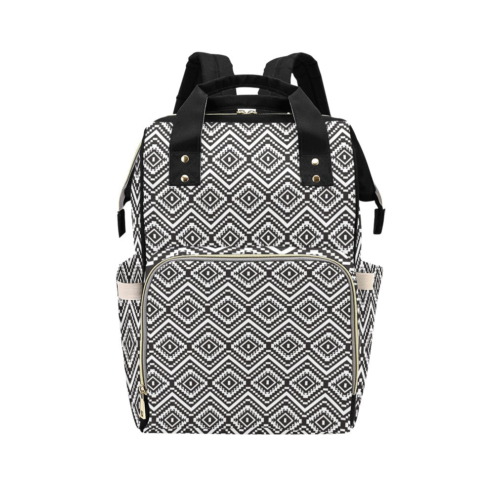 Tribal Pattern Print Design LKS303 Diaper Bag Backpack