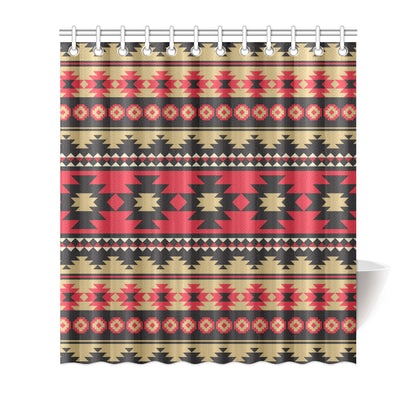 Navajo Pattern Print Design A04 Shower Curtain