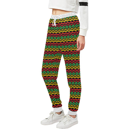 Rasta Reggae Color Themed Unisex Sweatpants
