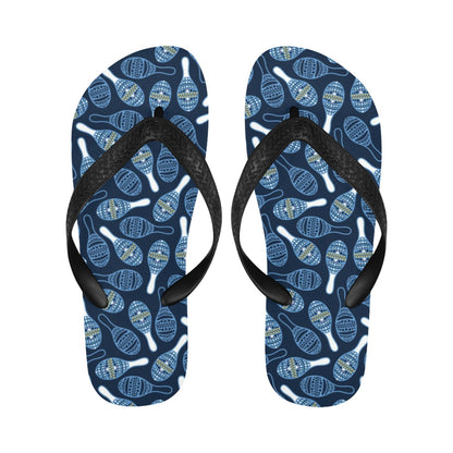 Maracas Print Design LKS401 Flip Flops
