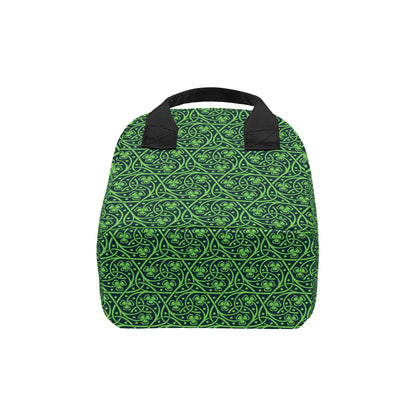 Shamrock Themed Print Insulated Lunch Bag