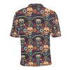 sugar skull Maxican Pattern Men Polo Shirt