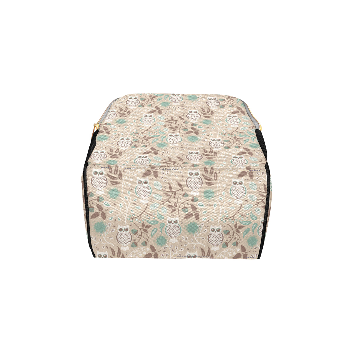 Owl Pattern Print Design A02 Diaper Bag Backpack