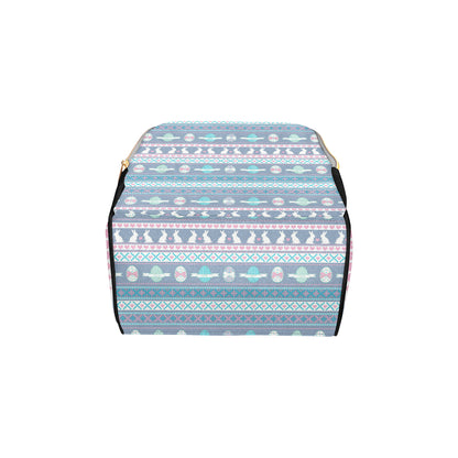 Easter Eggs Pattern Print Design RB013 Diaper Bag Backpack