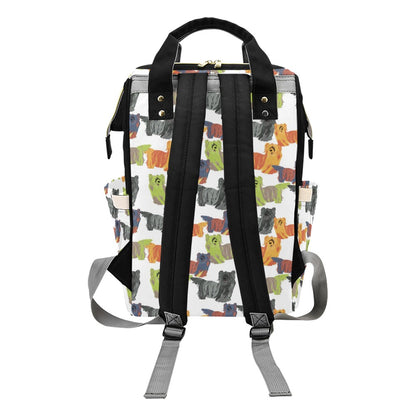 Skye Terriers Print Design LKS301 Diaper Bag Backpack