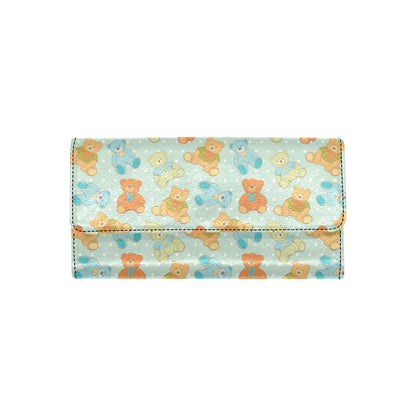Bear Pattern Print Design 02 Women's Trifold Wallet
