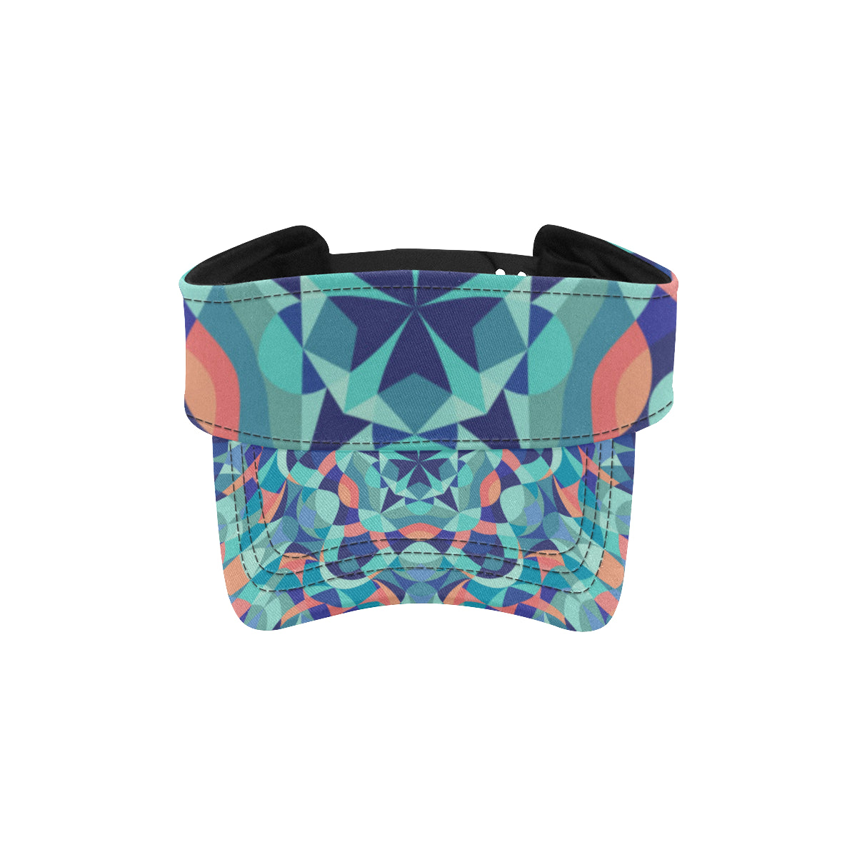 Kaleidoscope Pattern Print Design 03 Unisex Sun Visor