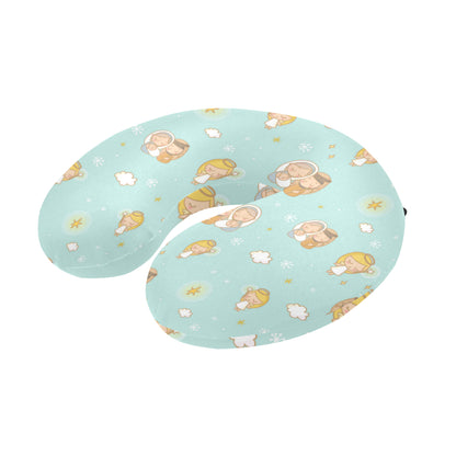 Christian Pattern Print Design 01 U-Shaped Travel Neck Pillow