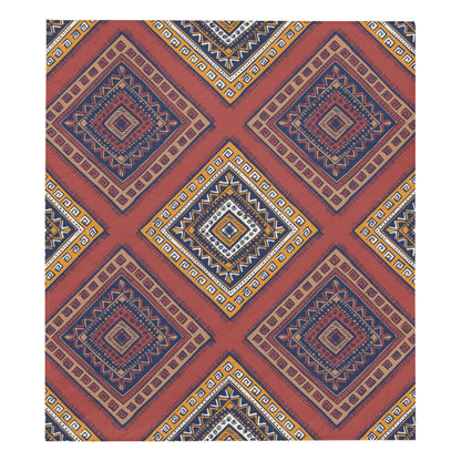 Native Pattern Print Design A06 Premium Quilt