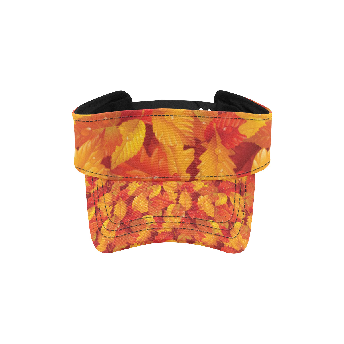Elm Leave Autum Print Pattern Unisex Sun Visor