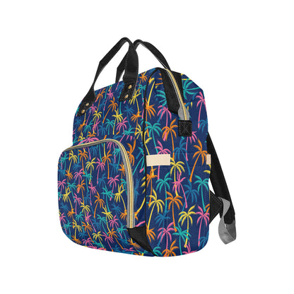 Palm Tree Pattern Print Design PT013 Diaper Bag Backpack
