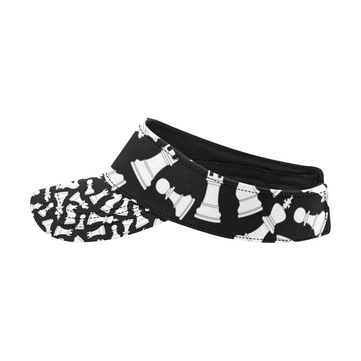 Chess Pattern Print Design 01 Unisex Sun Visor