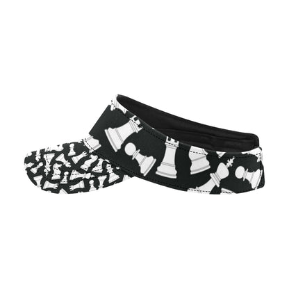 Chess Pattern Print Design 01 Unisex Sun Visor