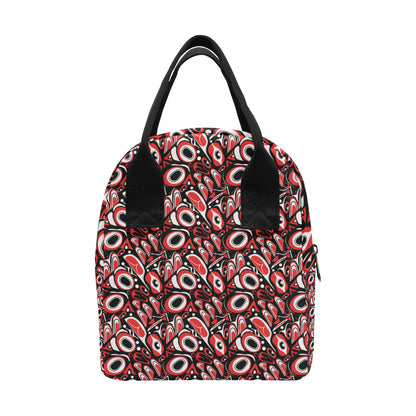 Totem Pole Texture Design Insulated Lunch Bag
