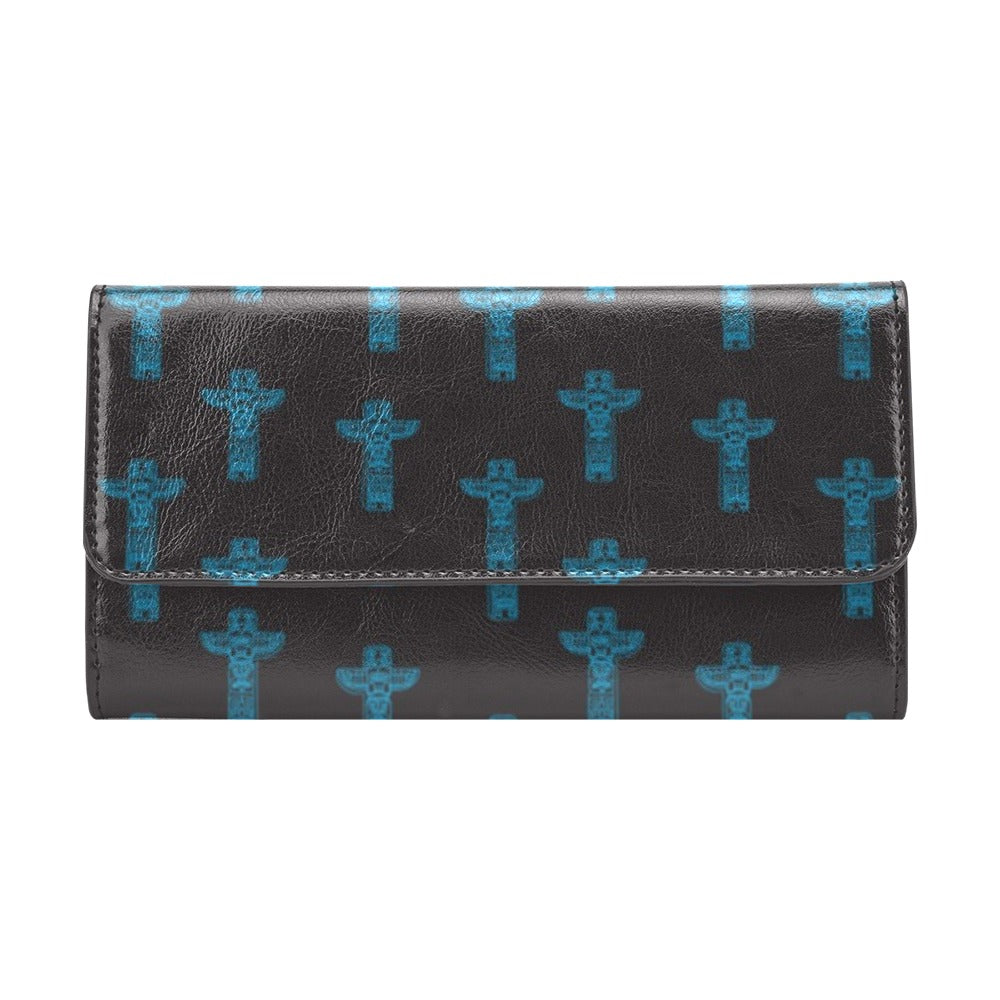 Totem Print Design LKS304 Women's Trifold Wallet