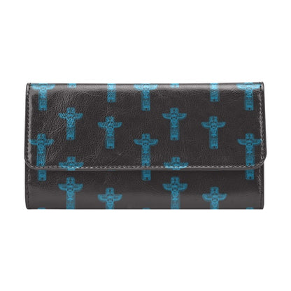 Totem Print Design LKS304 Women's Trifold Wallet