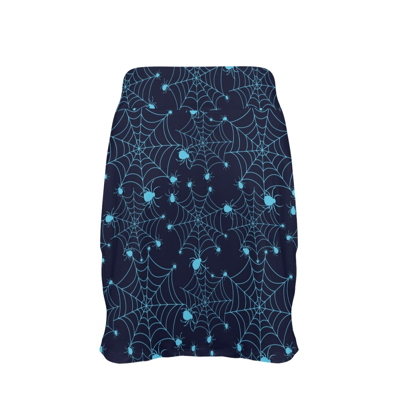 Spider Web Blue Print Design LKS304 17" Golf & Pickleball Skort with Pockets