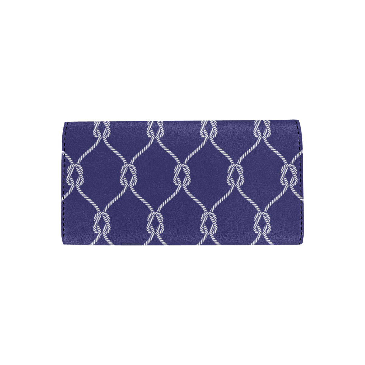 Rope Pattern Print Design A03 Women's Trifold Wallet