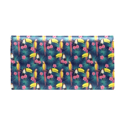 Toucan Parrot Design Women's Trifold Wallet