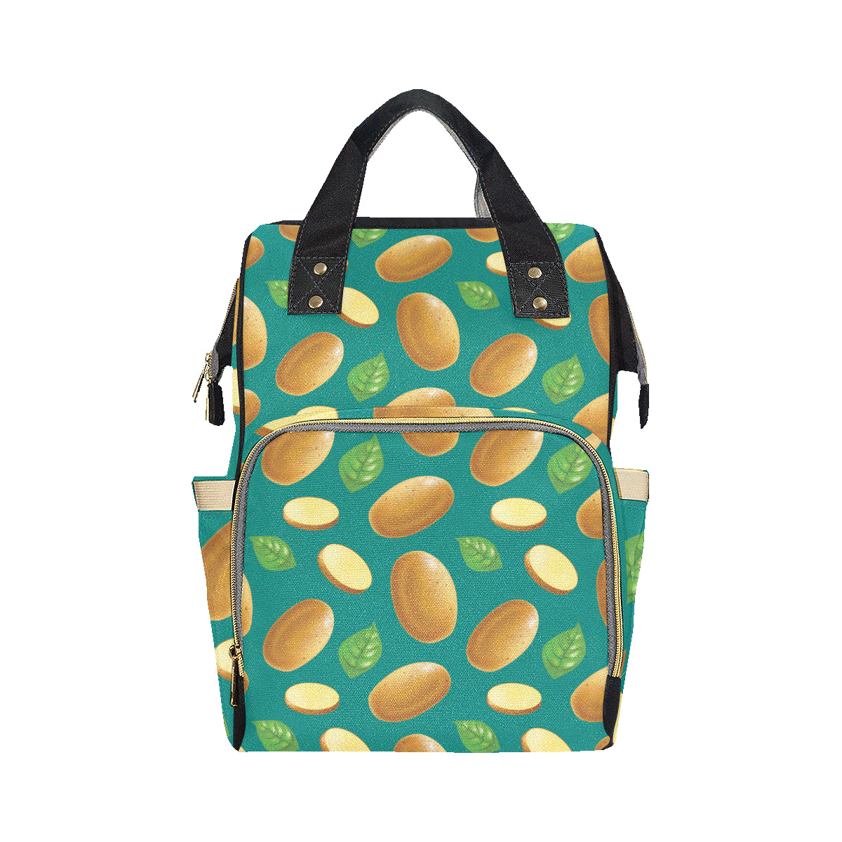 Potato Pattern Print Design A04 Diaper Bag Backpack