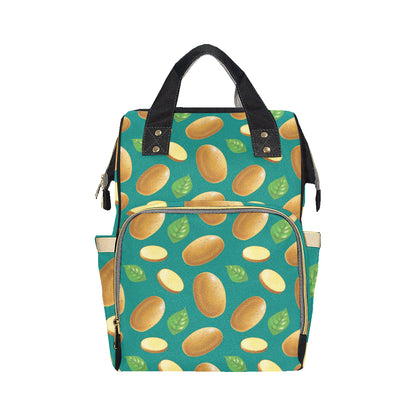 Potato Pattern Print Design A04 Diaper Bag Backpack