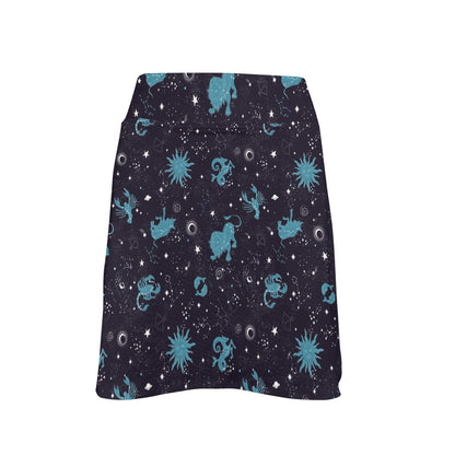 Zodiac Print Design LKS303 17" Golf & Pickleball Skort with Pockets