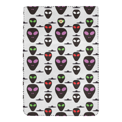 Alien Pattern Print Design 06 Women's Trifold Wallet