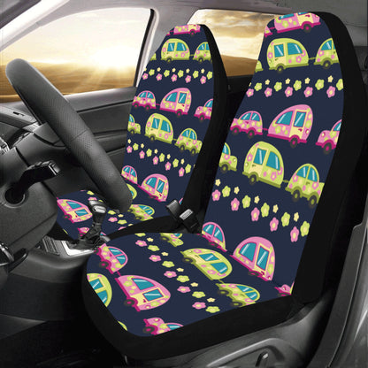 Camper Cute Camping Design No 3 Print Car Seat Covers (Set of 2)