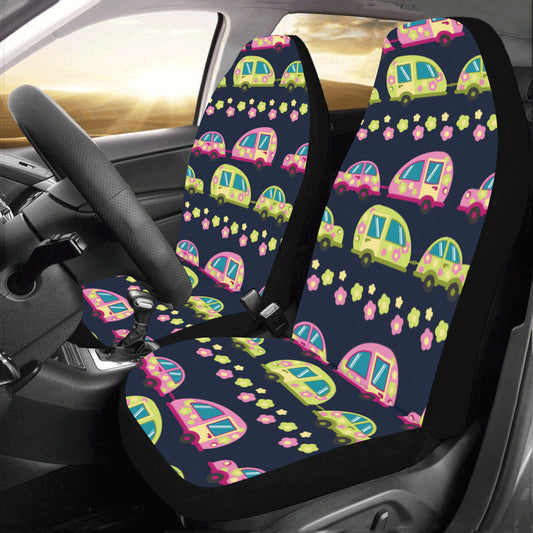 Camper Cute Camping Design No 3 Print Car Seat Covers (Set of 2)