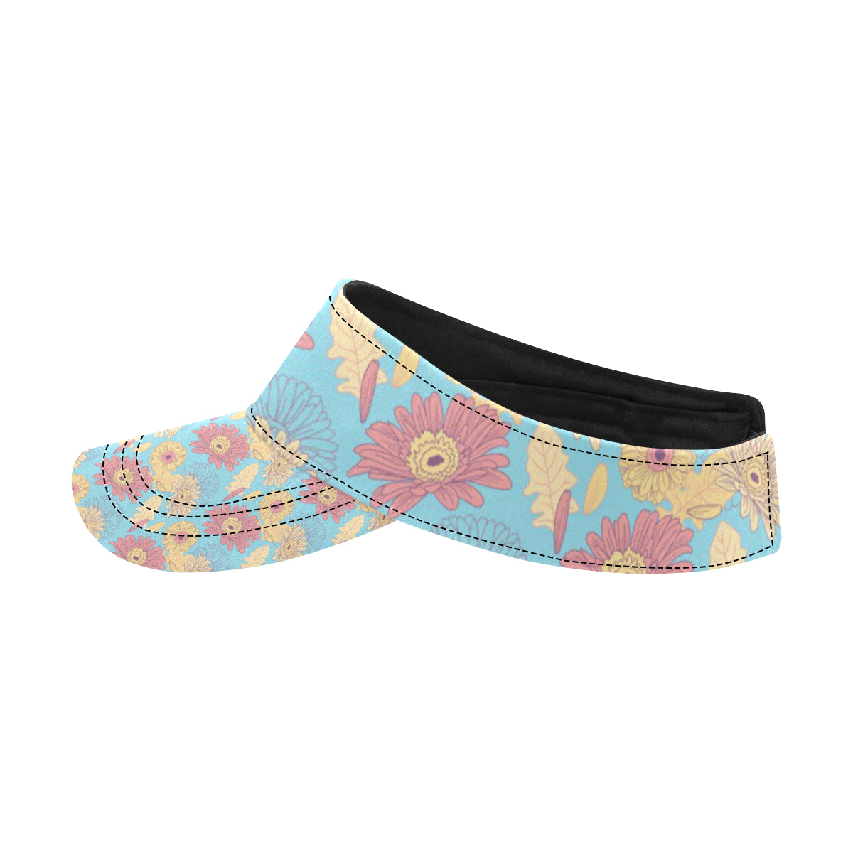 Gerberas Pattern Print Design GB04 Unisex Sun Visor