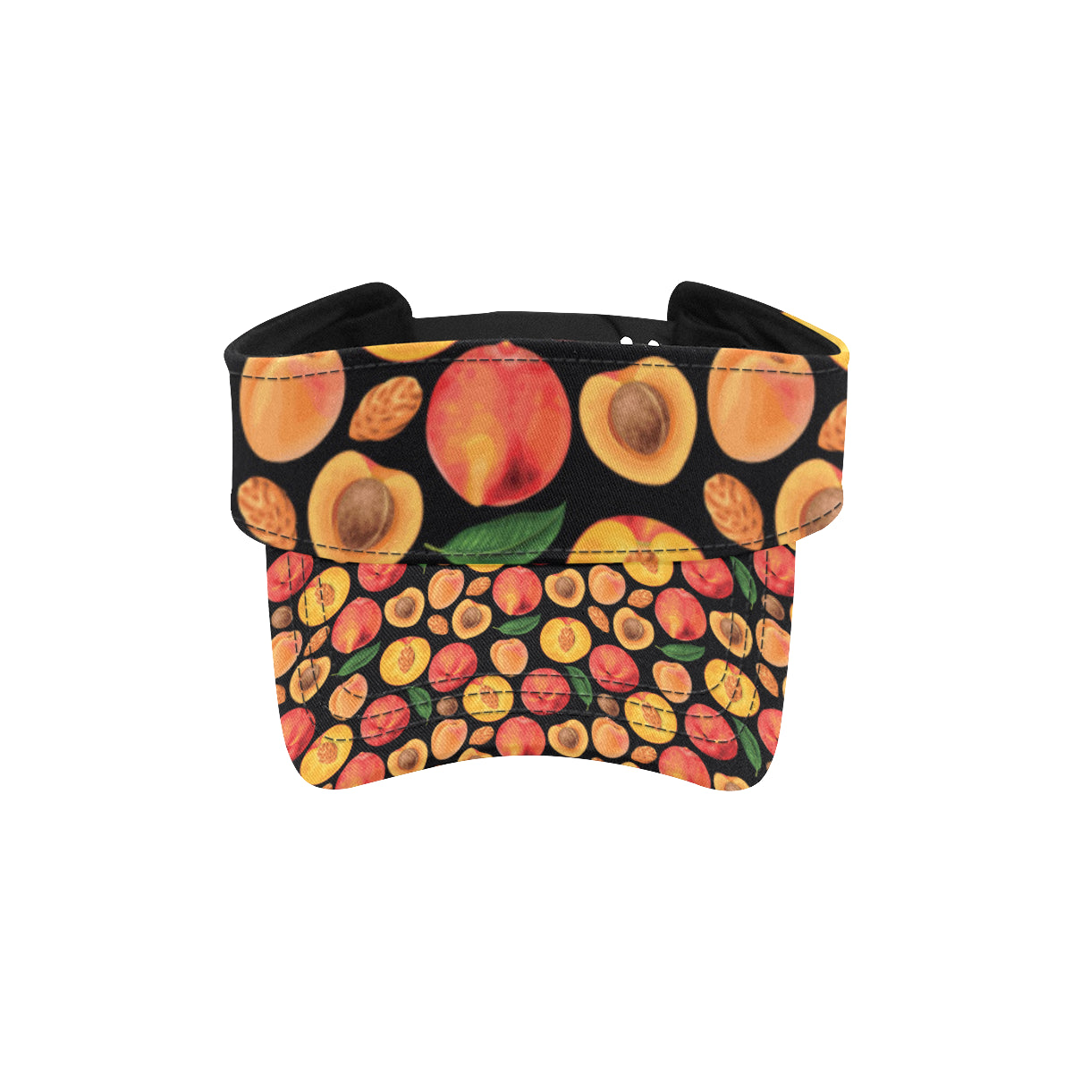 Peach Pattern Print Design A02 Unisex Sun Visor