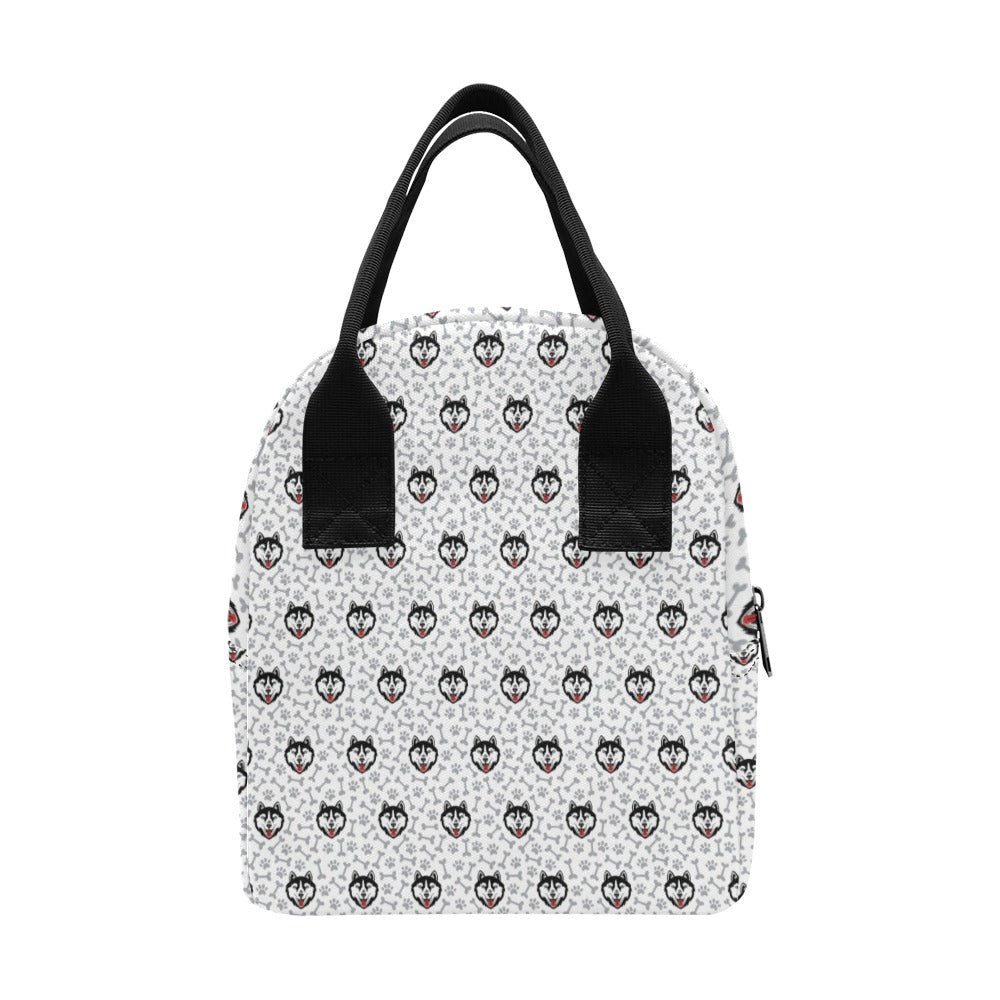 Siberian Huskies Print Design LKS305 Insulated Lunch Bag