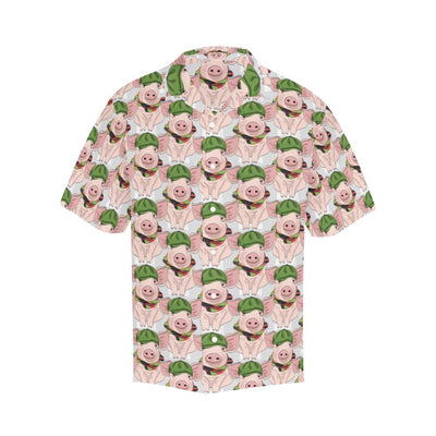 Pig Print Design LKS403 Men's Men's Hawaiian Shirt