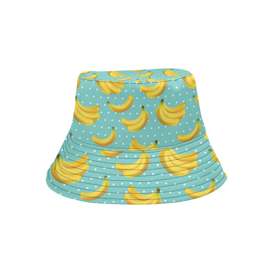 Banana Pattern Print Design BA02 Unisex Bucket Hat