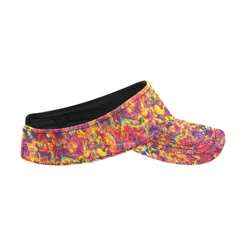 Splatter Print Design LKS303 Unisex Sun Visor