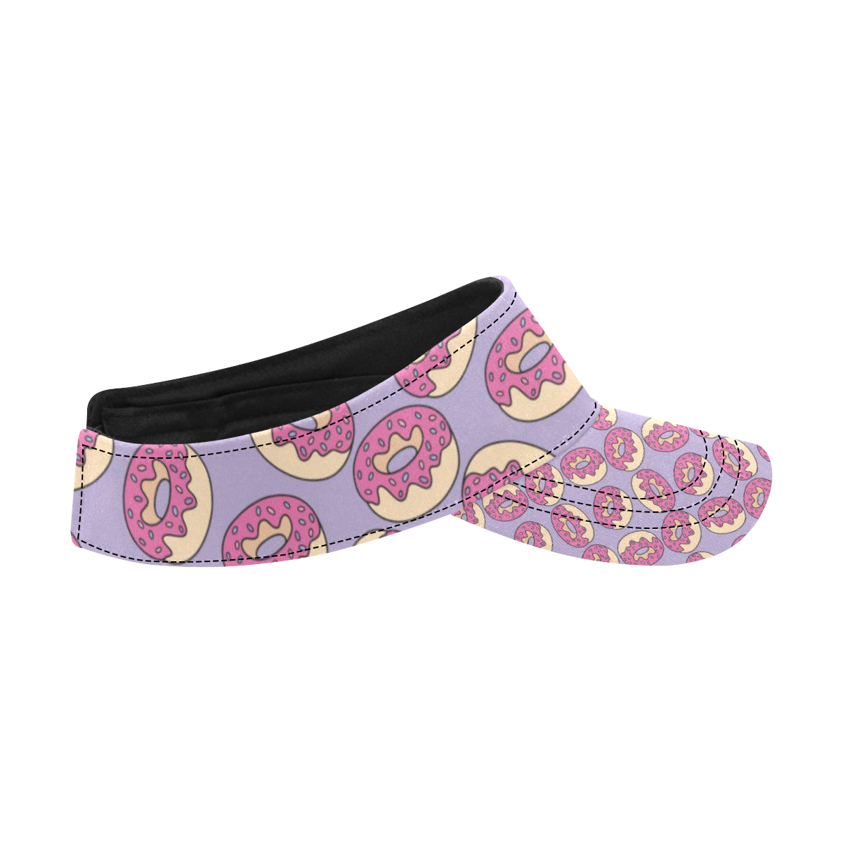 Donut Pattern Print Design DN015 Unisex Sun Visor